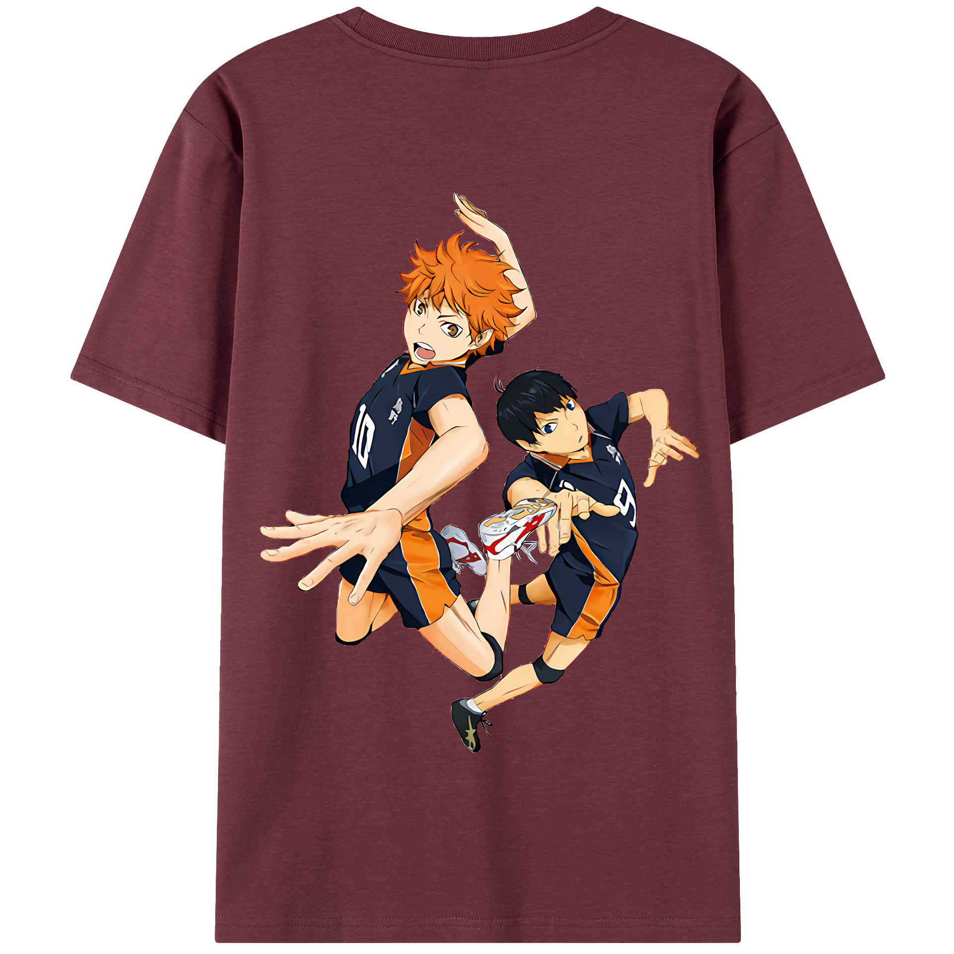 （画像用） ハイキュー!! Haikyu!! 綿100％半袖Tシャツ（背面プリント）